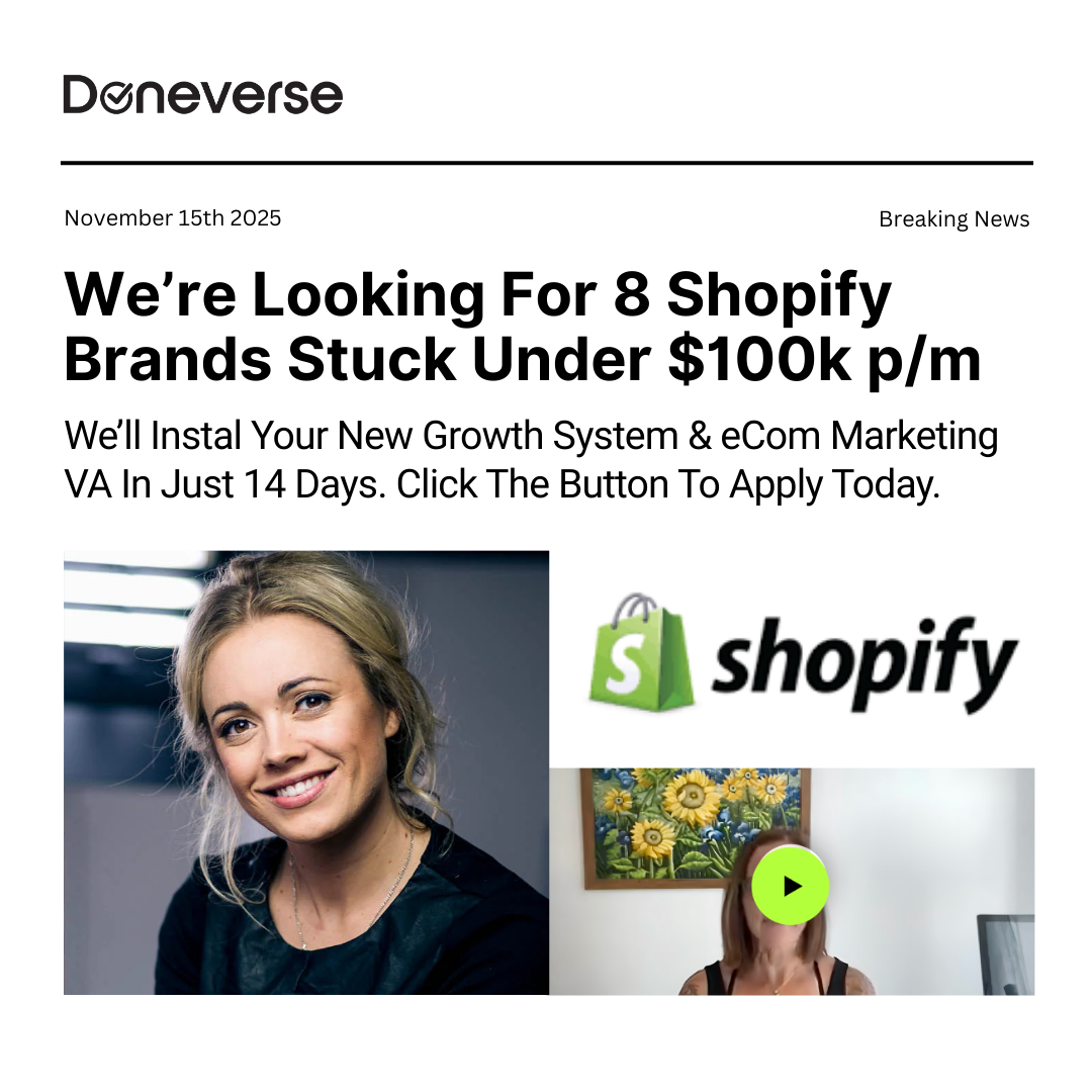 The Doers Way Facebook ad
