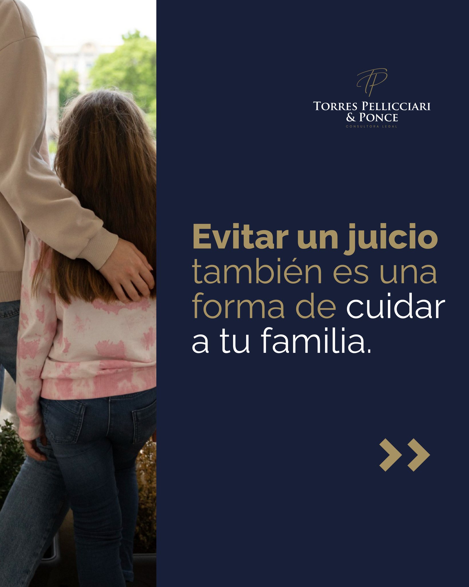 Torres Pellicciari Facebook ad: Los conflictos familiares no siempre tienen que llegar…