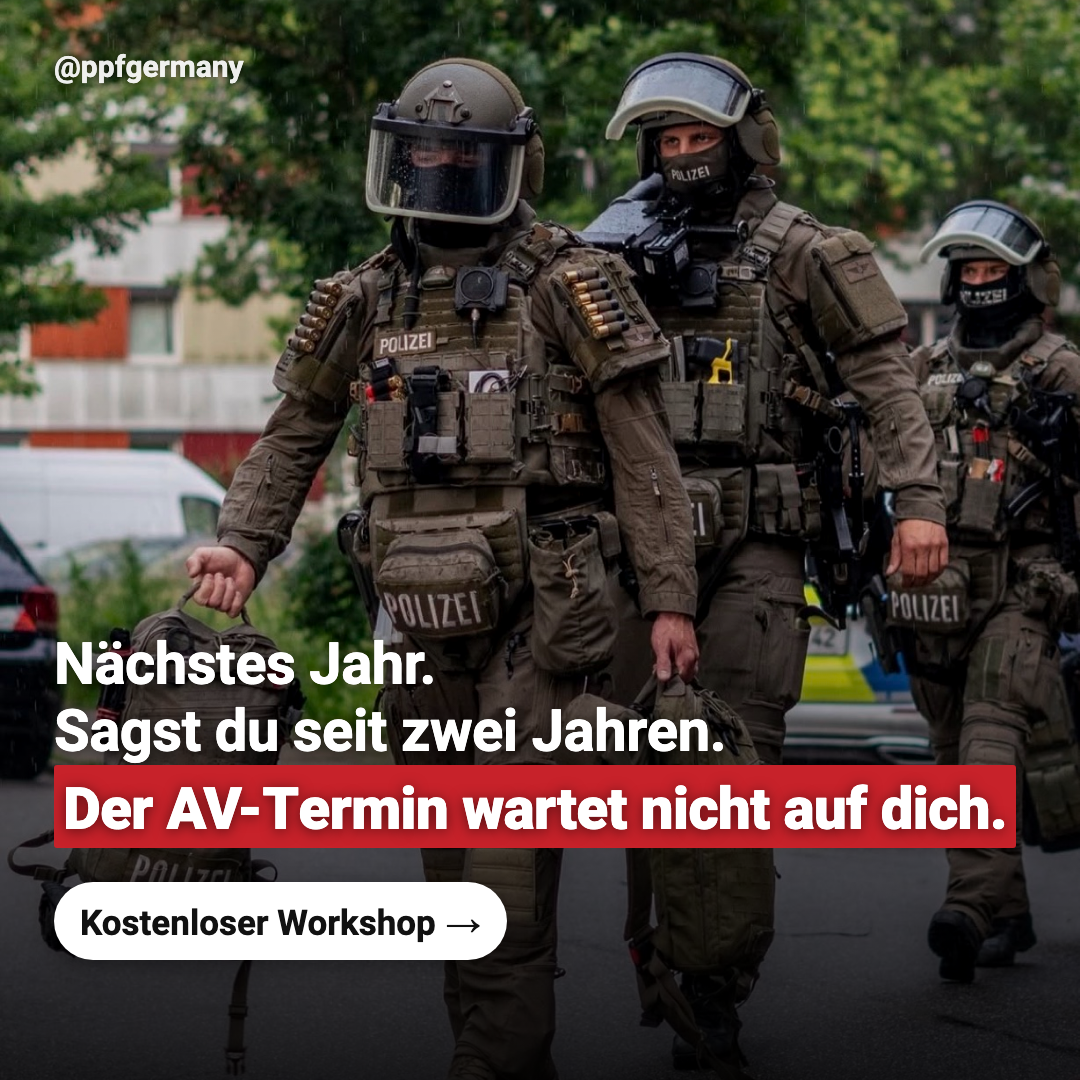 PPF Germany Facebook ad: Du willst dich seit zwei Jahren bewerben und…