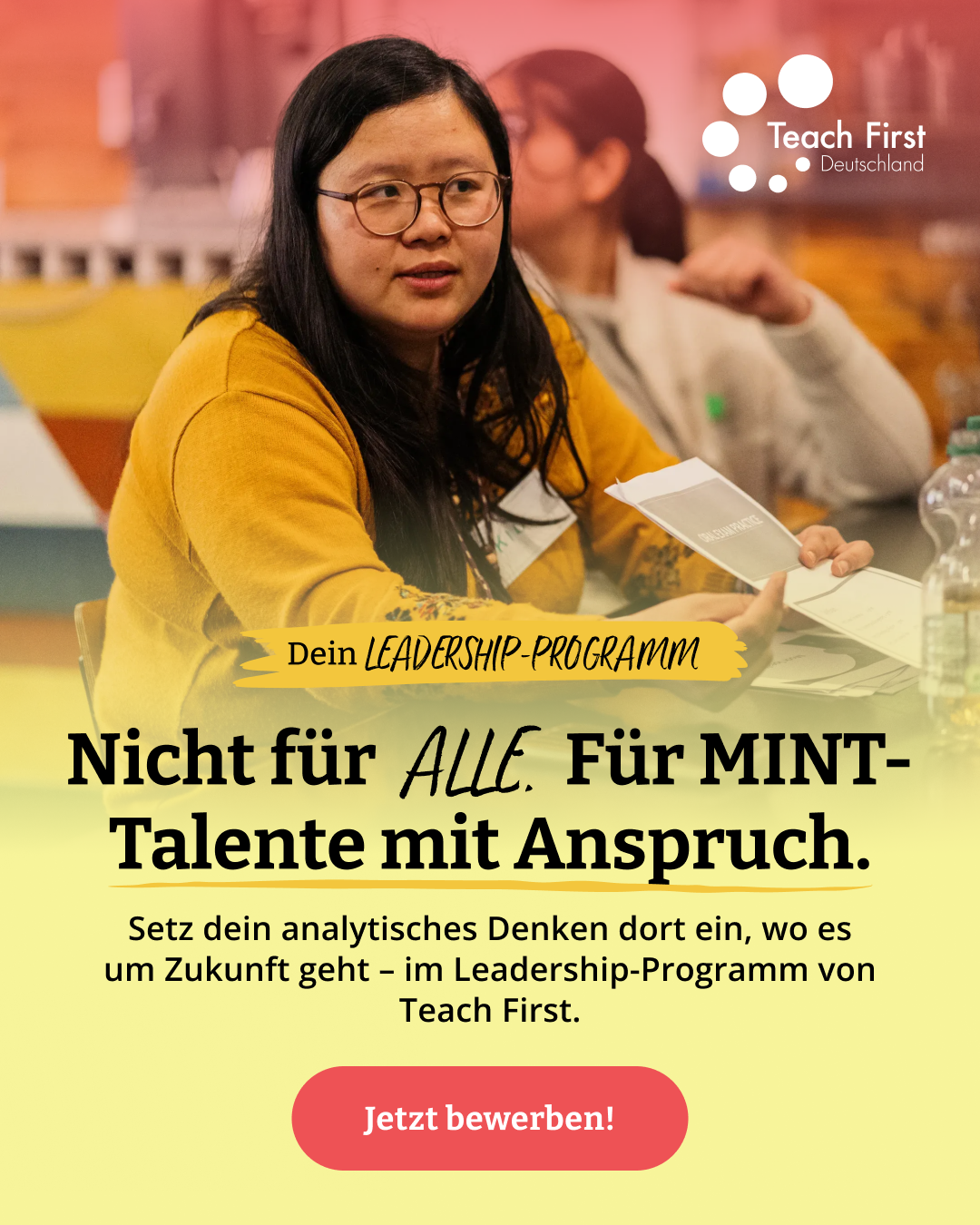 Teach First Deutschland Facebook ad