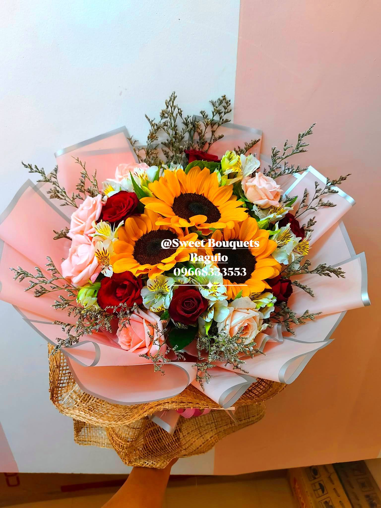 Sweet Bouquets Baguio Facebook ad: Thank you to our dear & valued customers…
