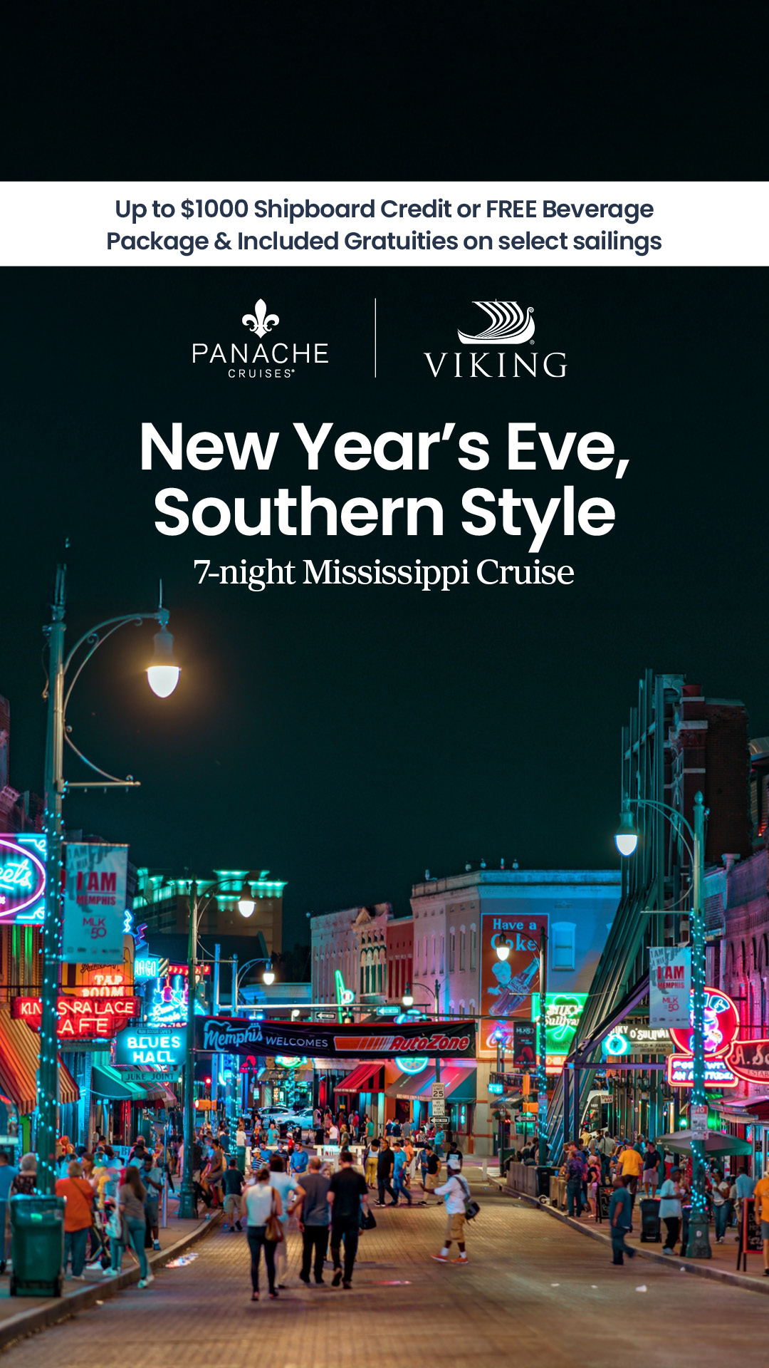 Panache Cruises Facebook ad