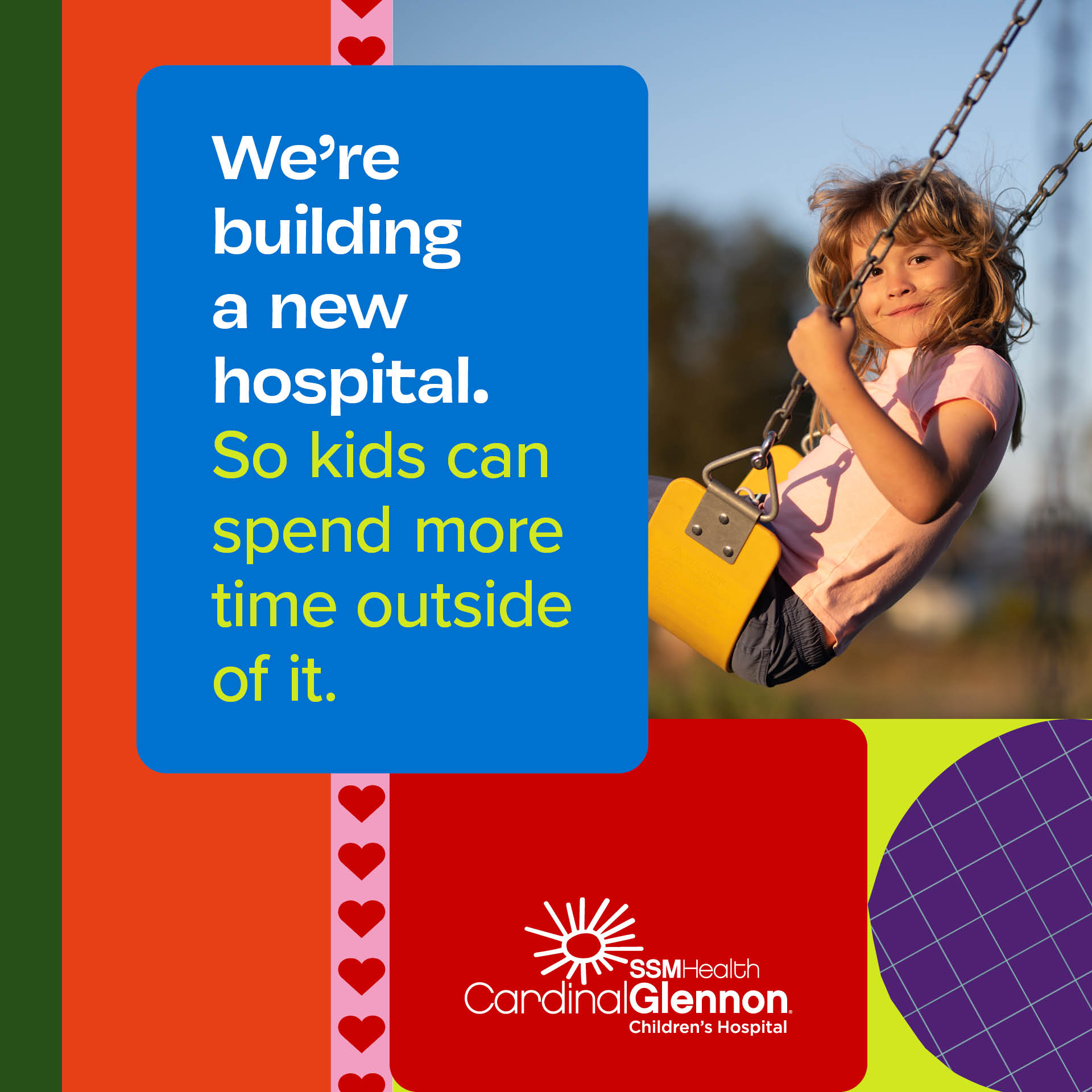SSM Health Cardinal Glennon Children’s Hospital Facebook ad from Apr 20, 2026