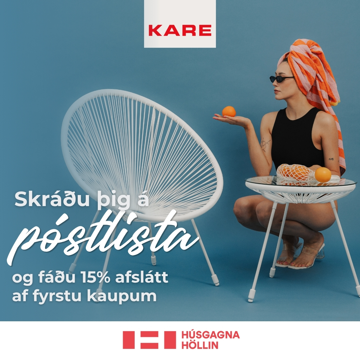 Húsgagnahöllin Facebook ad from May 16, 2026
