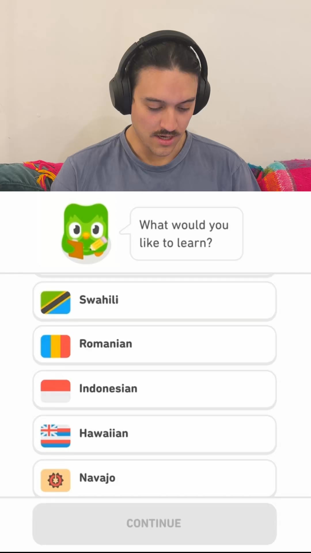 Duolingo Facebook ad: Free Language Learning