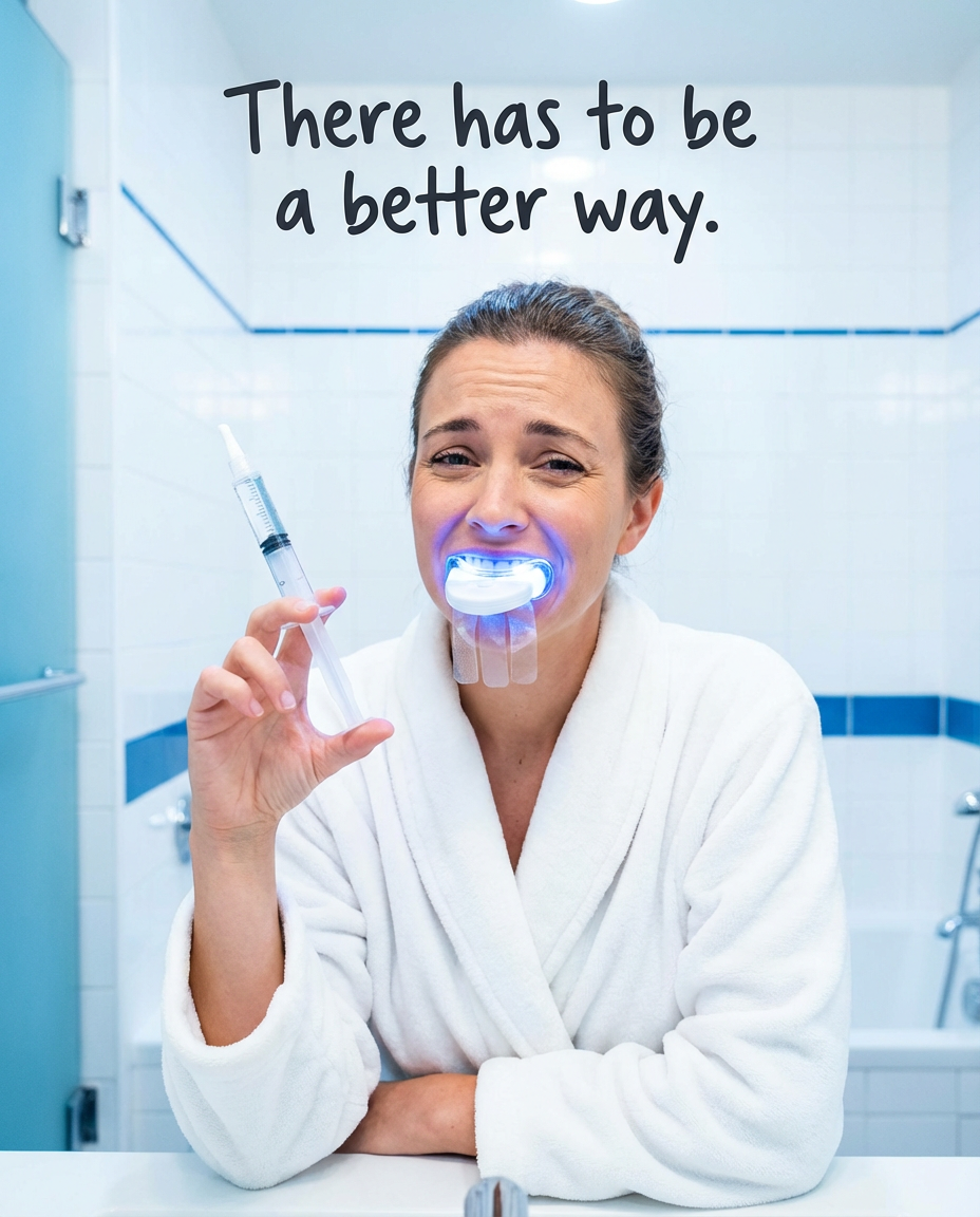 Quiksmile Co. Facebook ad: There Has To Be A Better Way.