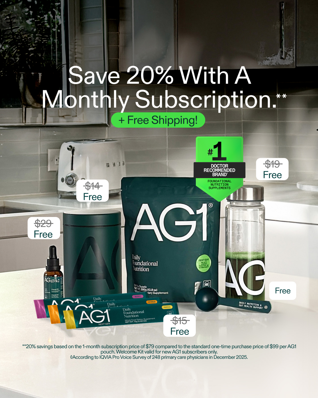 AG1 by Athletic Greens Facebook ad