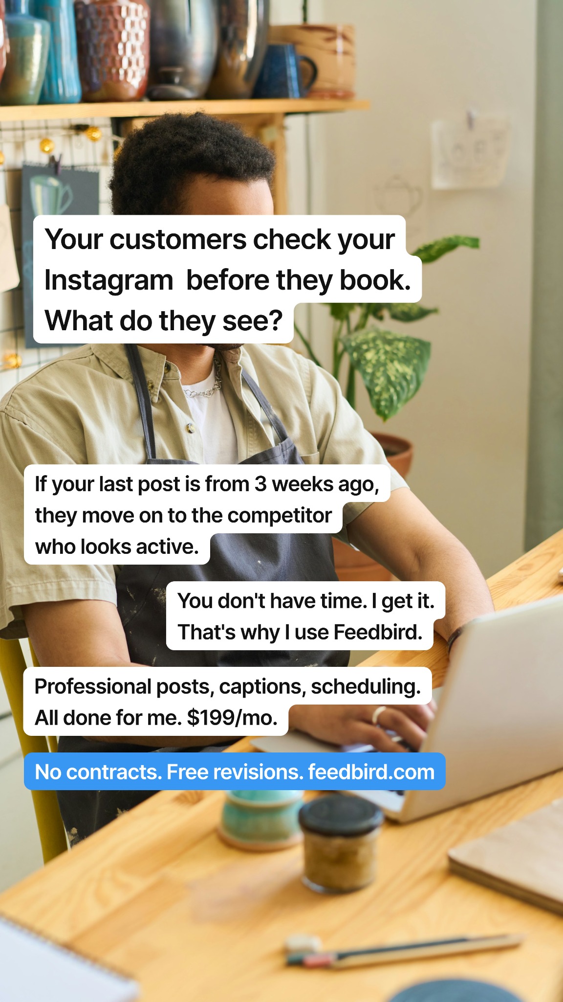 Feedbird Facebook ad