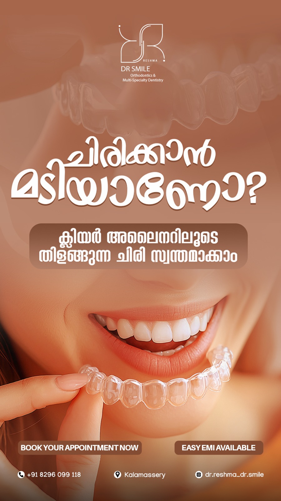 Dr Smile Orthodontics and Multispeciality Dentistry Facebook ad from Mar 23, 2026