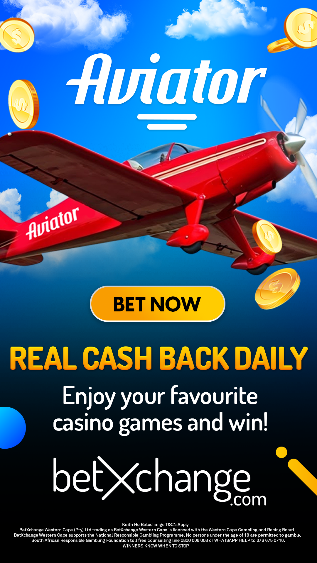 BetXchange South Africa Facebook ad