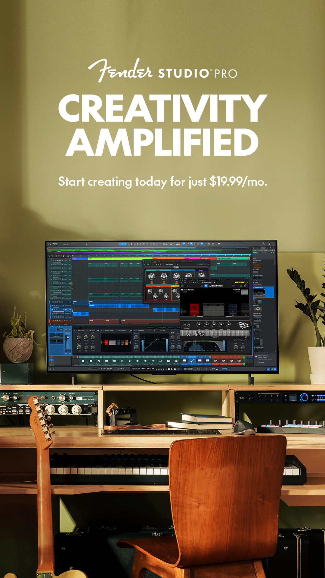 Fender Studio Facebook ad