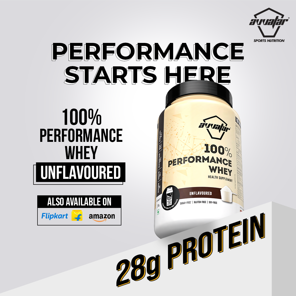 Avvatar Sports Nutrition Facebook ad