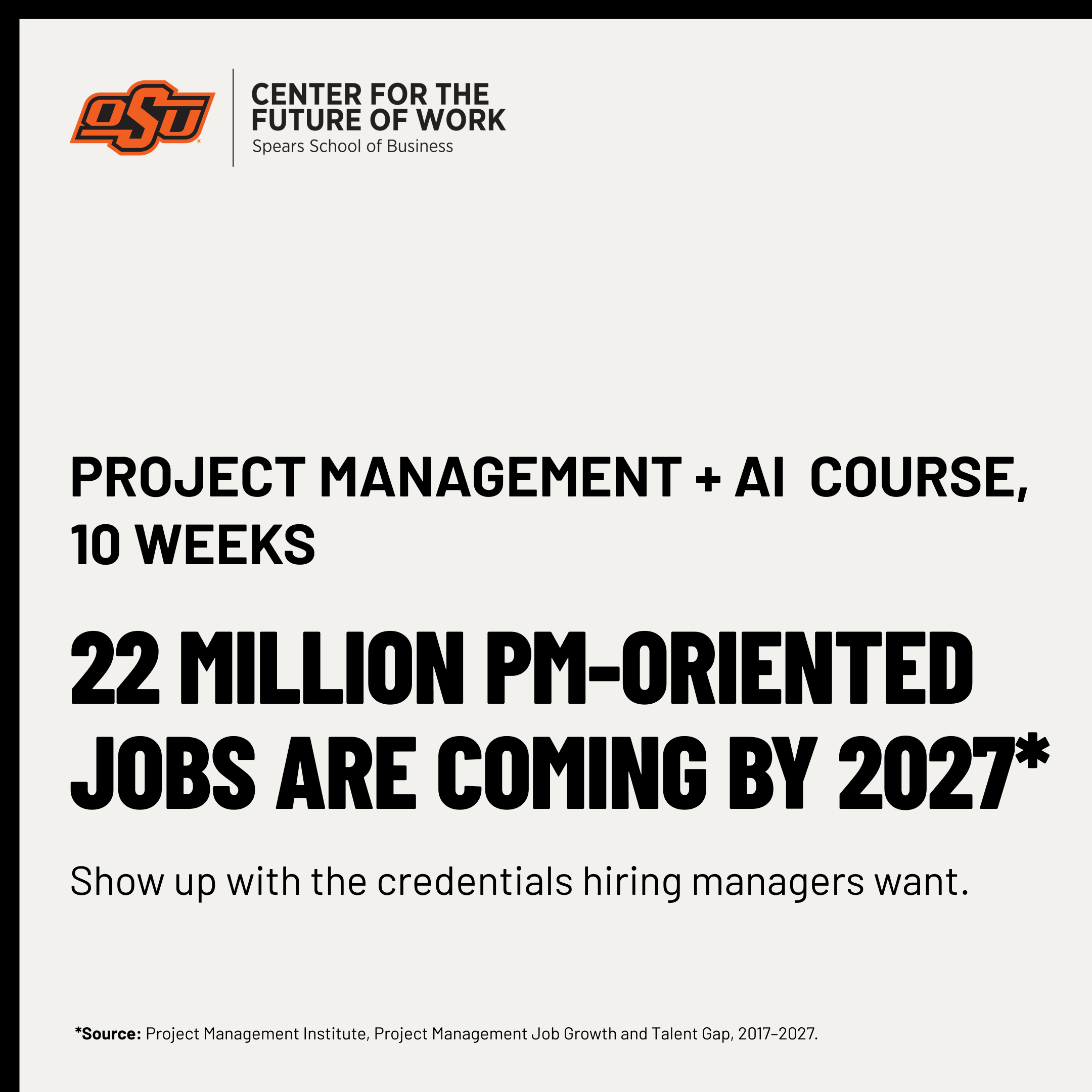 Center for the Future of Work Facebook ad