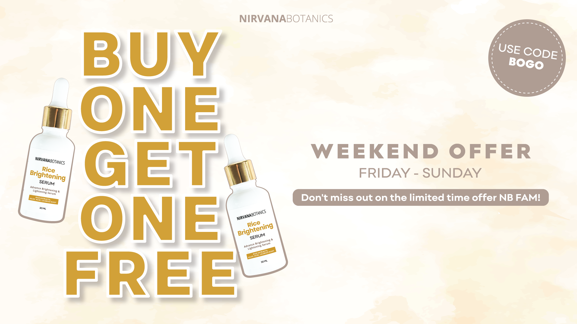 Nirvana Botanics Facebook ad