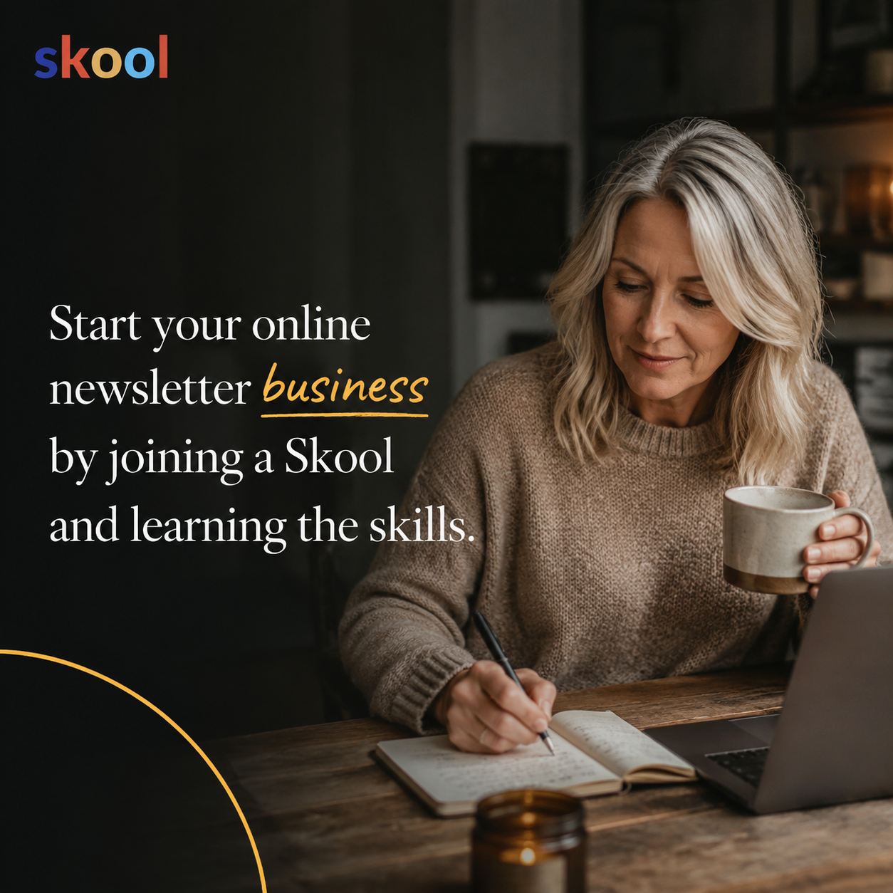 Skool Facebook ad