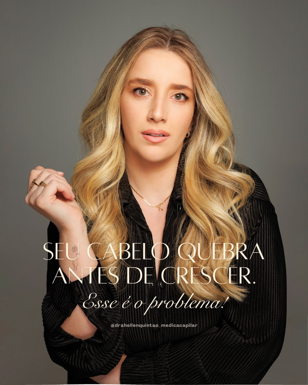 Dra. Hellen Quintão Facebook ad: Por isso o seu cabelo não cresce!