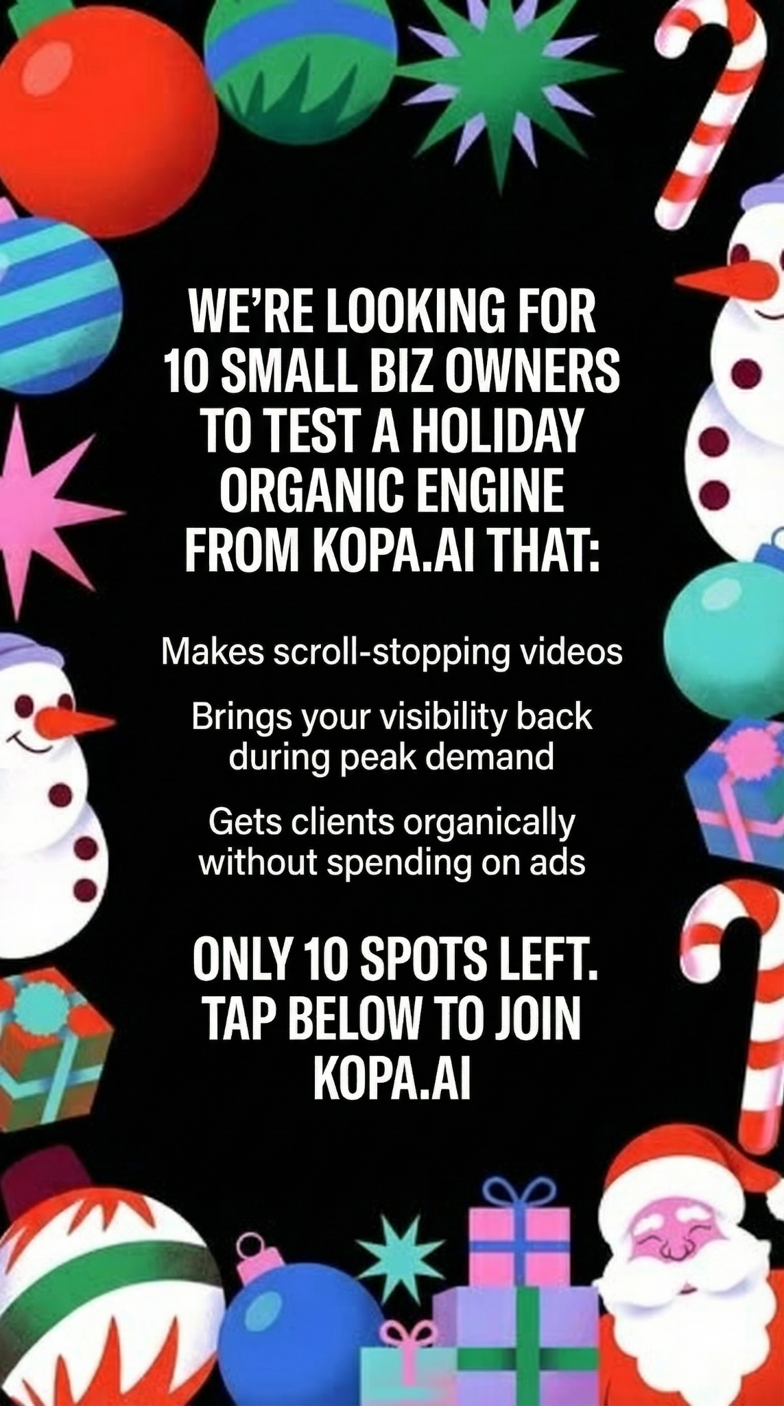 kopa.ai Facebook ad