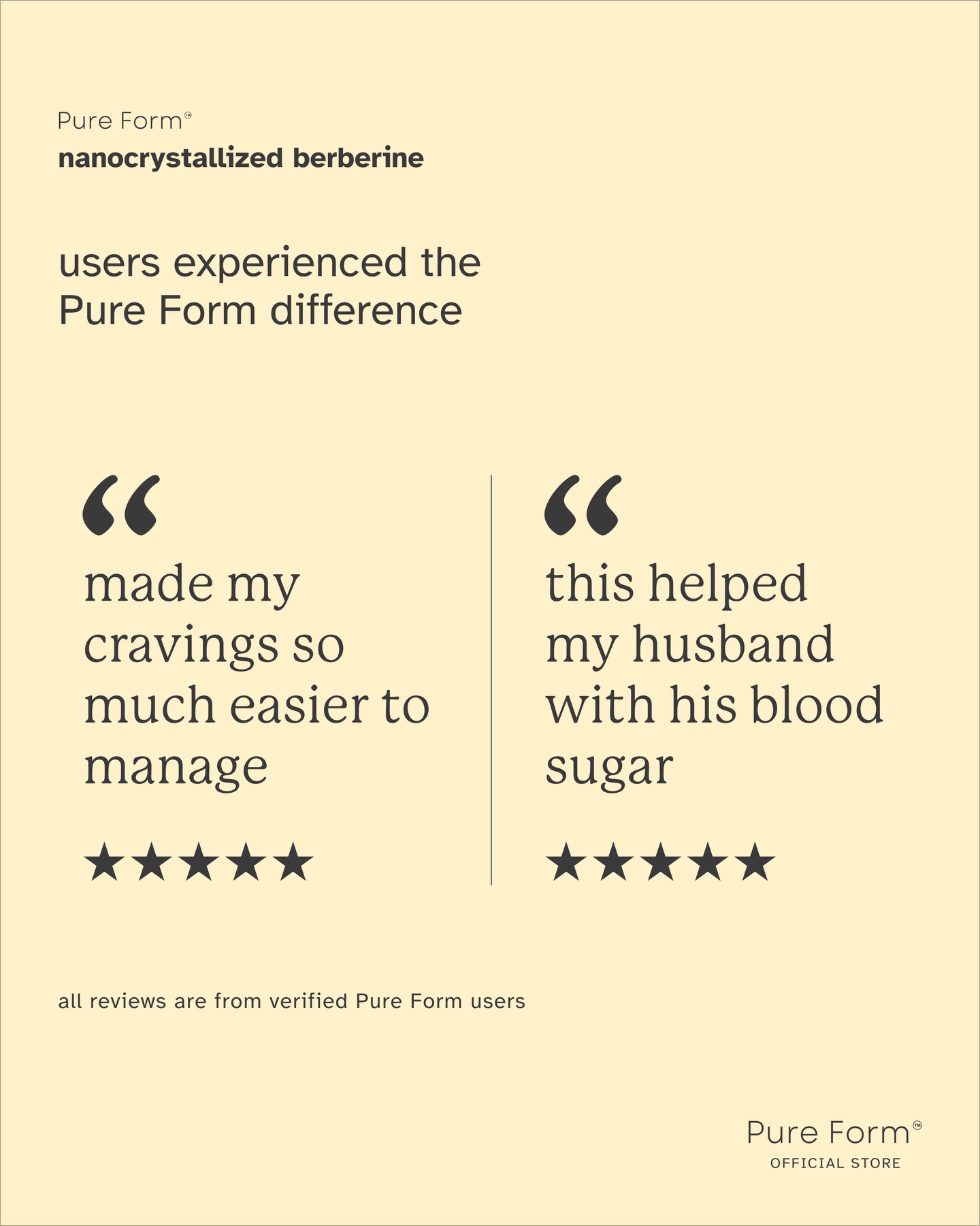 Pure Form Facebook ad