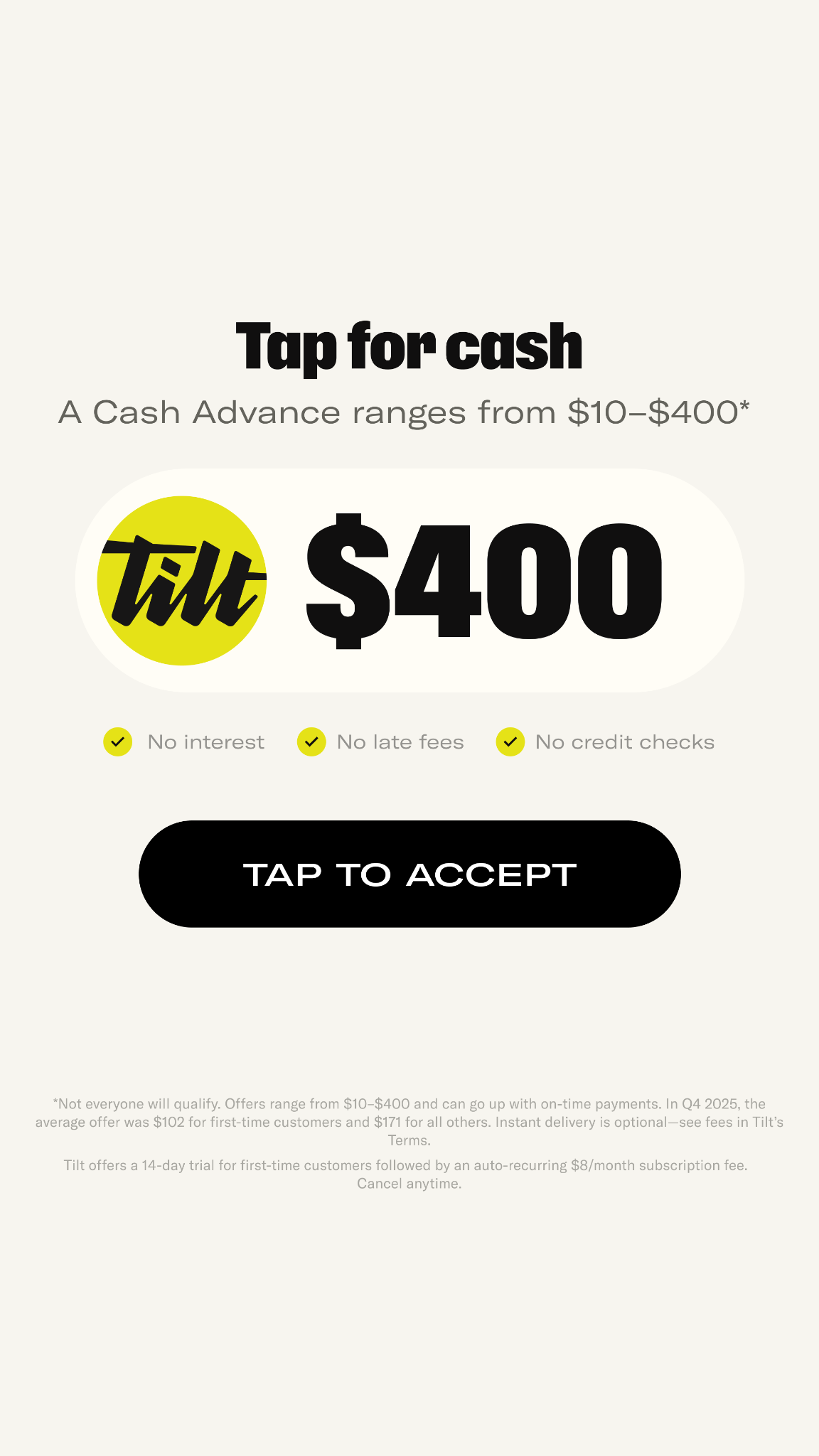 Tilt HQ Facebook ad
