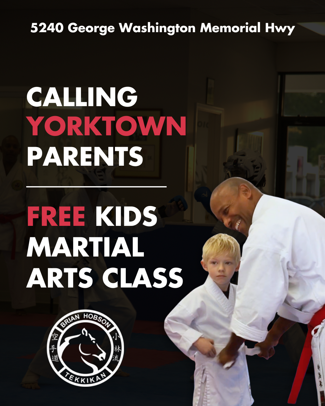 Brian Hobson Karate Studio II Facebook ad