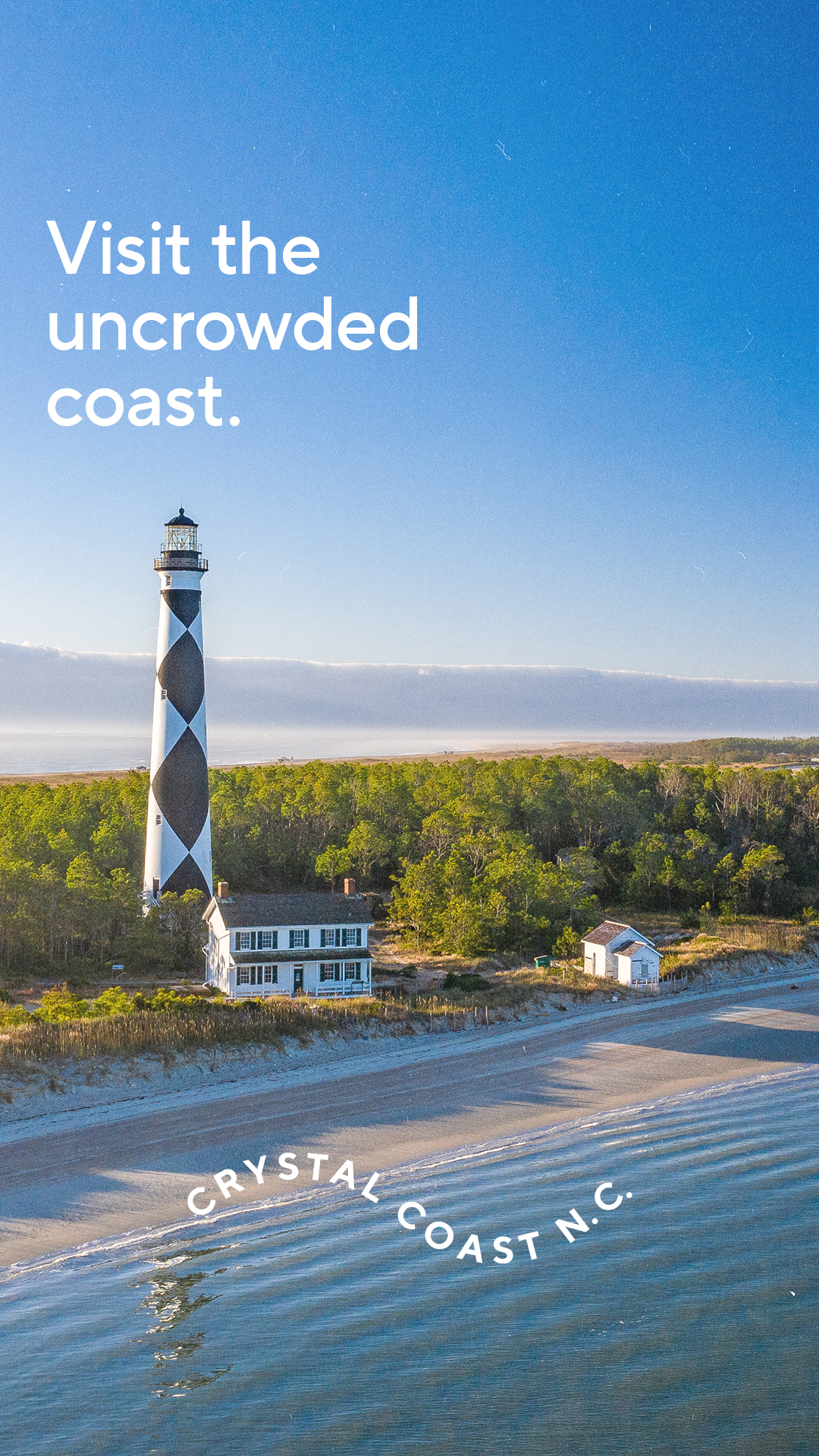 The Crystal Coast Facebook ad from Nov 25, 2025