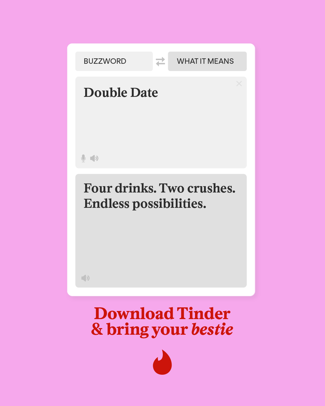 Tinder UK Facebook ad