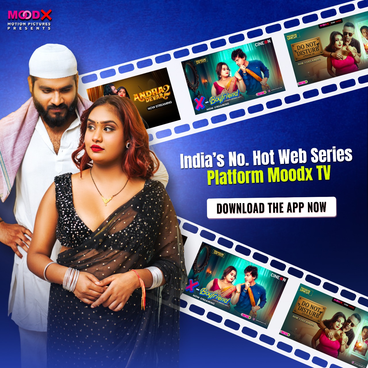 MoodX Prime Shows Facebook ad: Download App & Subscribe Only @99!
