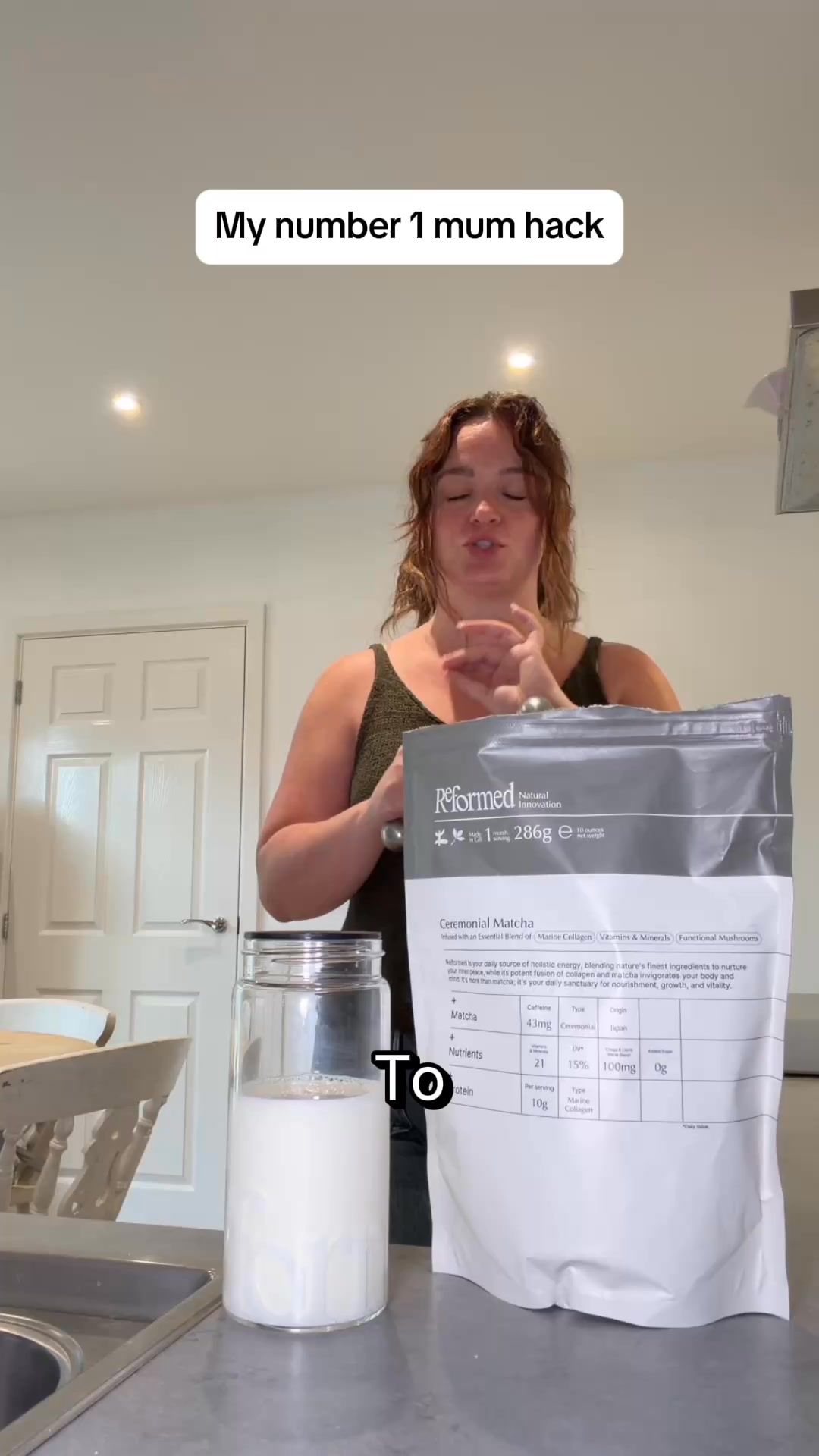 Feel Reformed Facebook ad: Try this Super Matcha