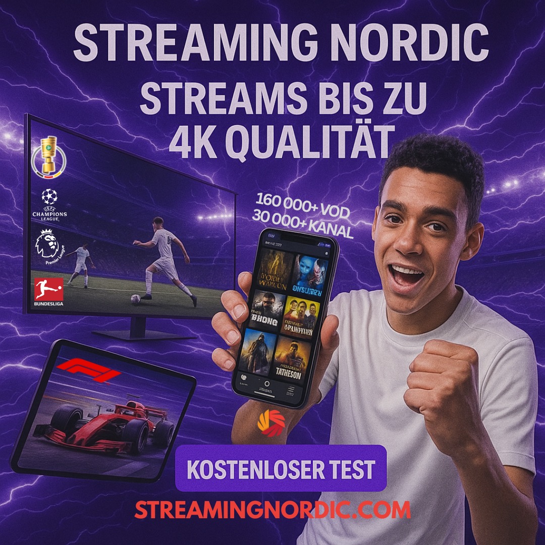 Skandinordik Facebook ad: STREAMING NORDIC, IHR ULTIMATIVES INTERNET-FERNSEHEN!