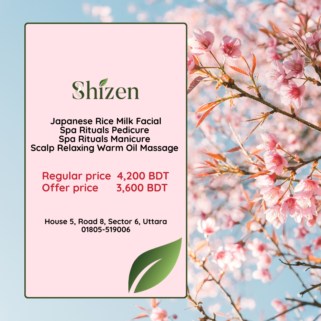 Shizen Facebook ad: Indulge in Calm.