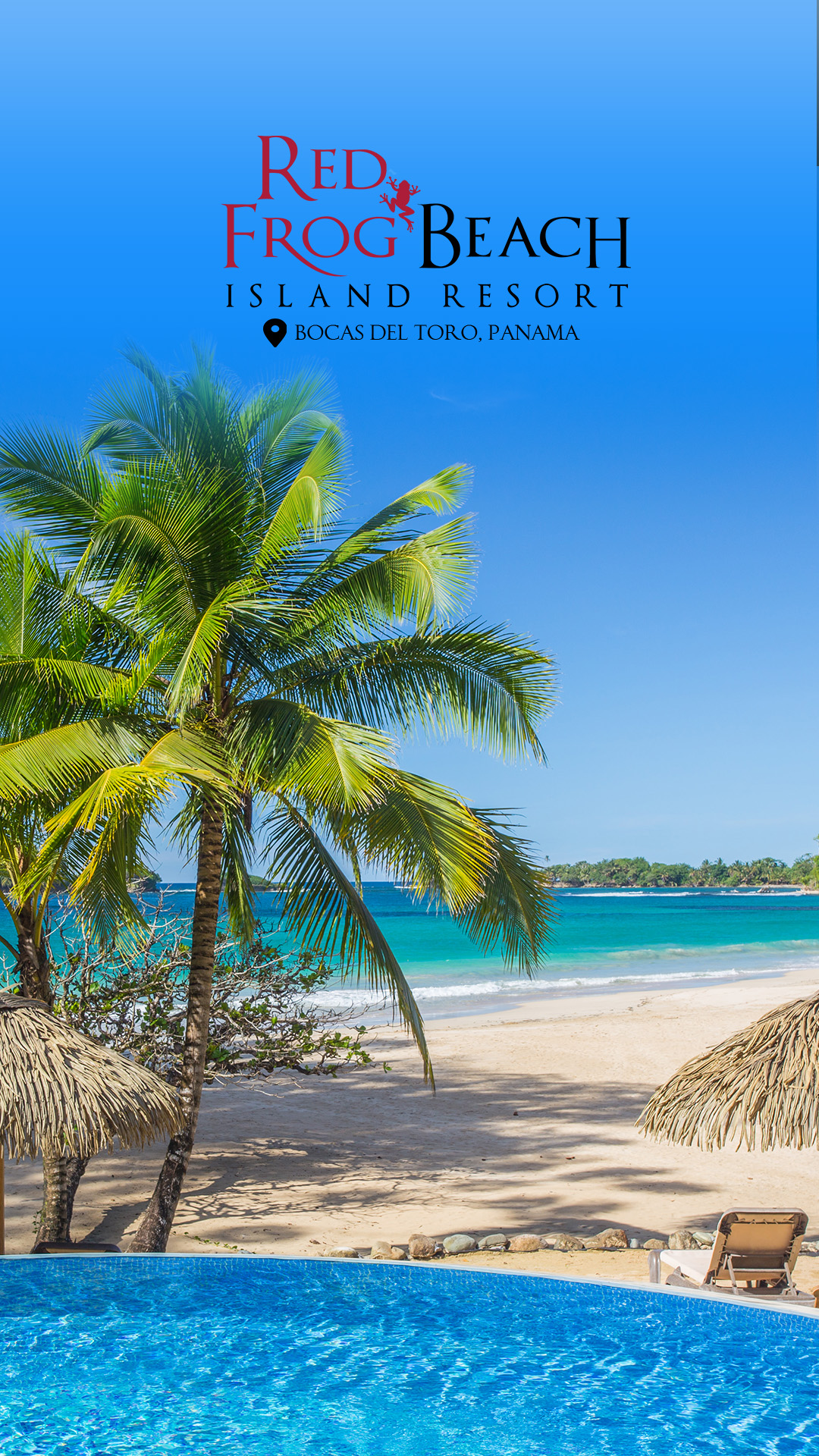 RED FROG BEACH Resort Facebook ad from Jul 8, 2026