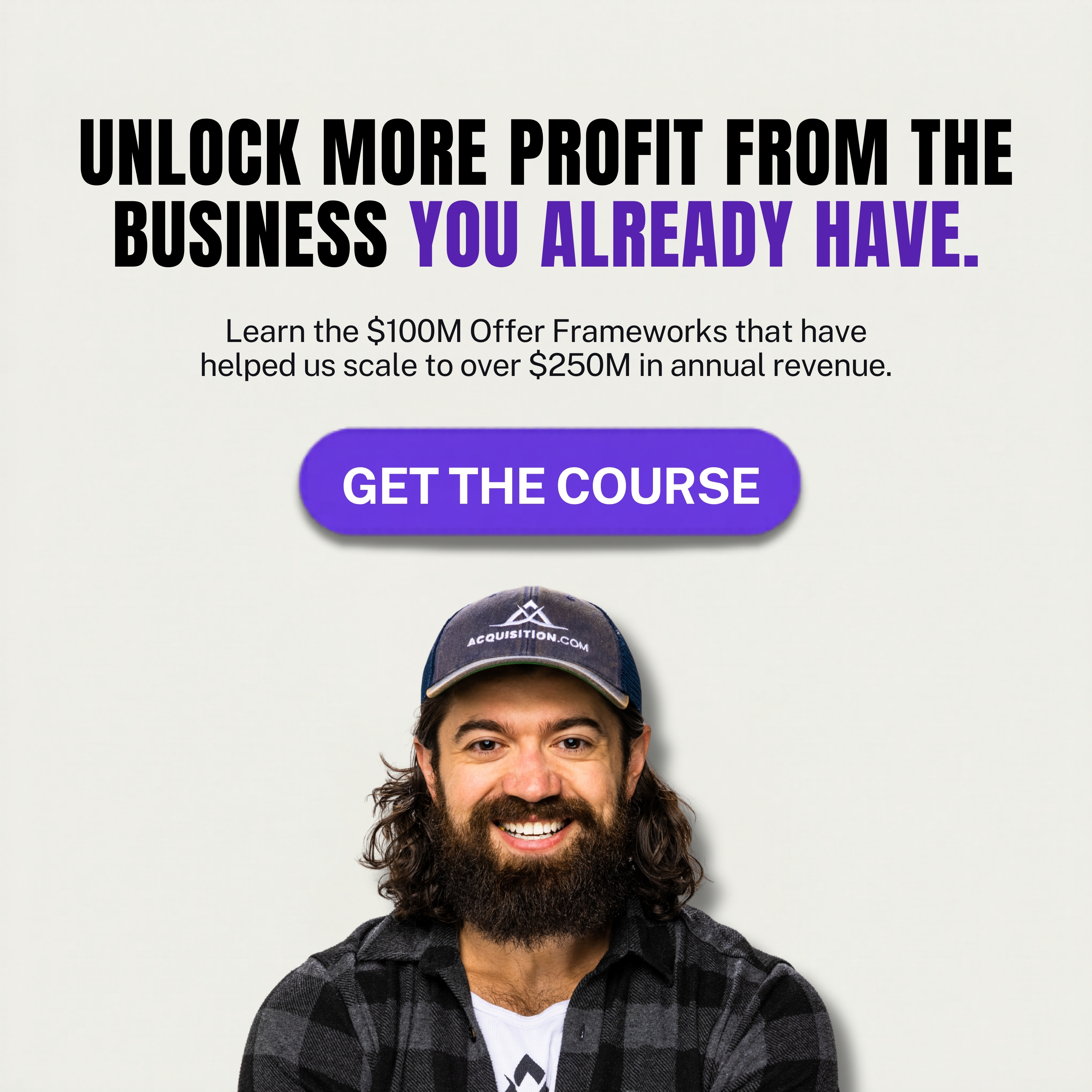 Alex Hormozi Facebook ad