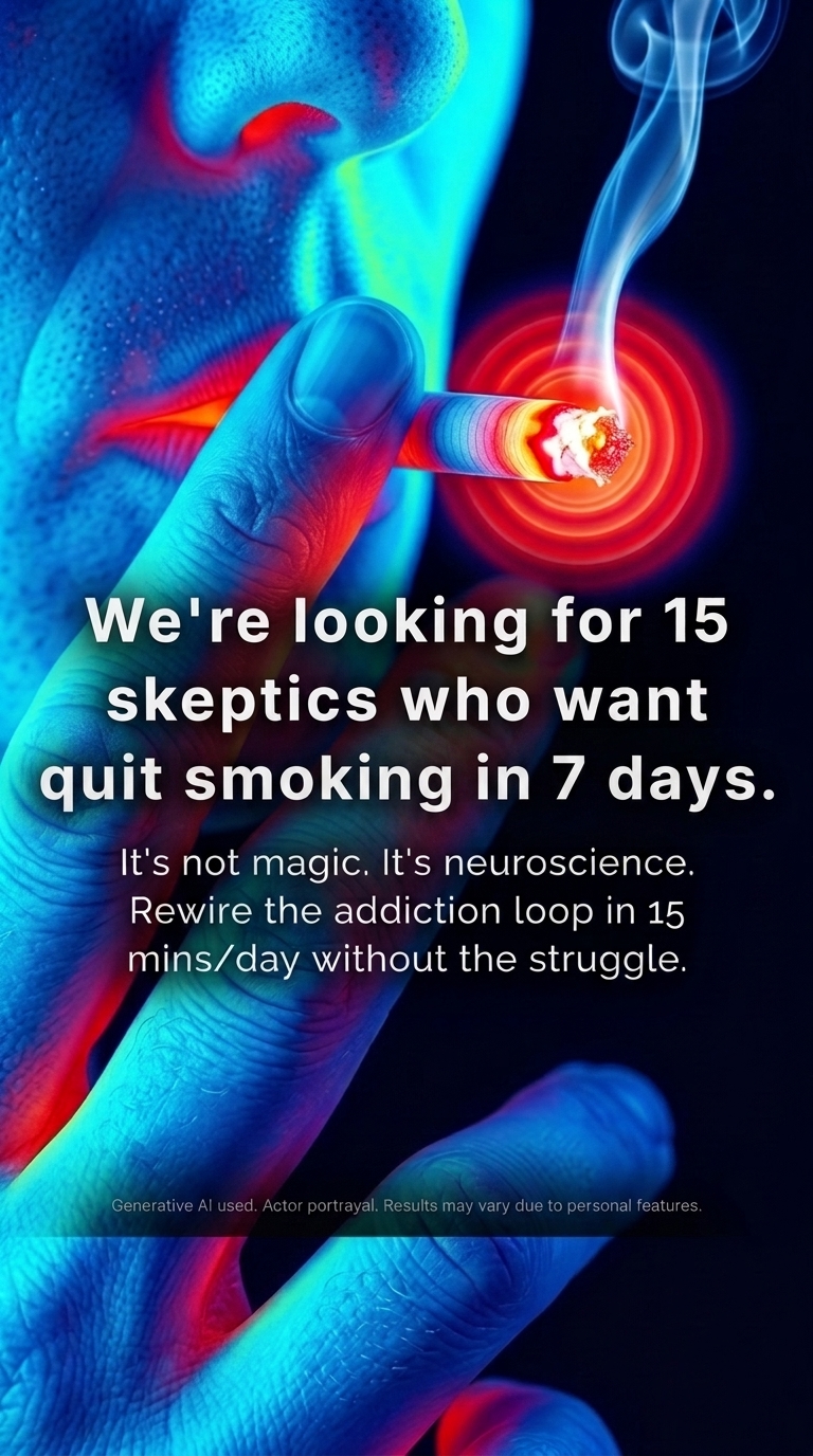 Hypnosis to Stop Smoking Facebook ad