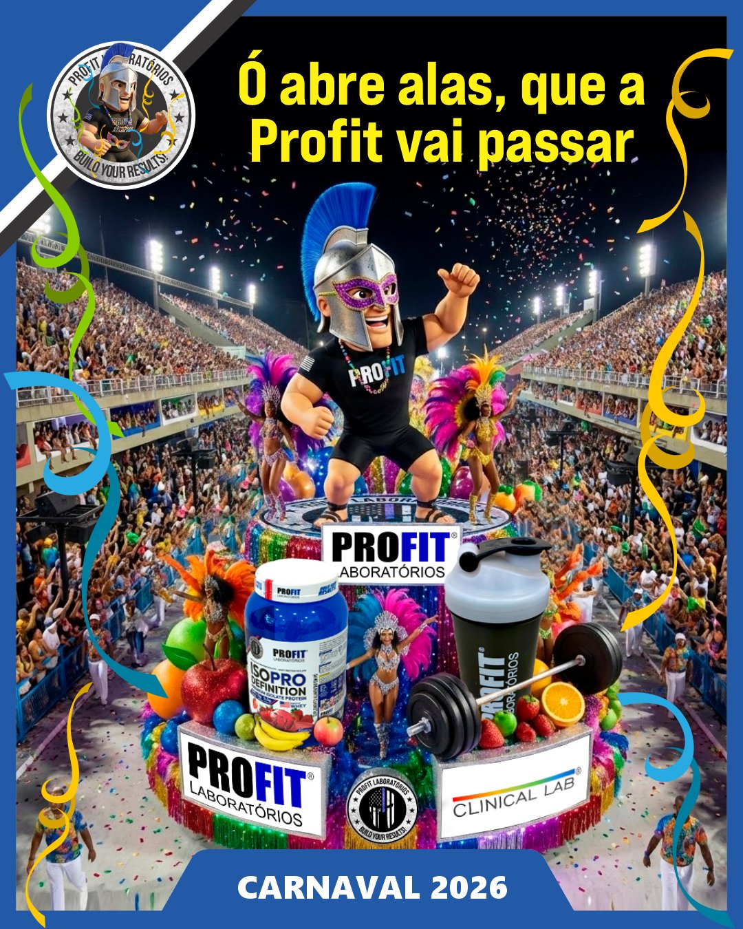 ProFit Laboratórios Facebook ad: Ó abre alas, que a PROFIT vai passar!