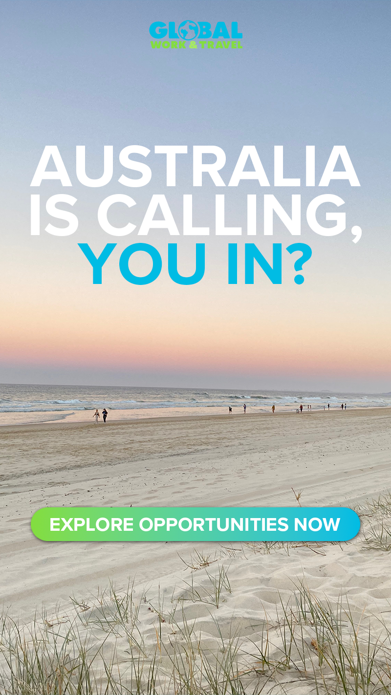 Global Work & Travel Facebook ad