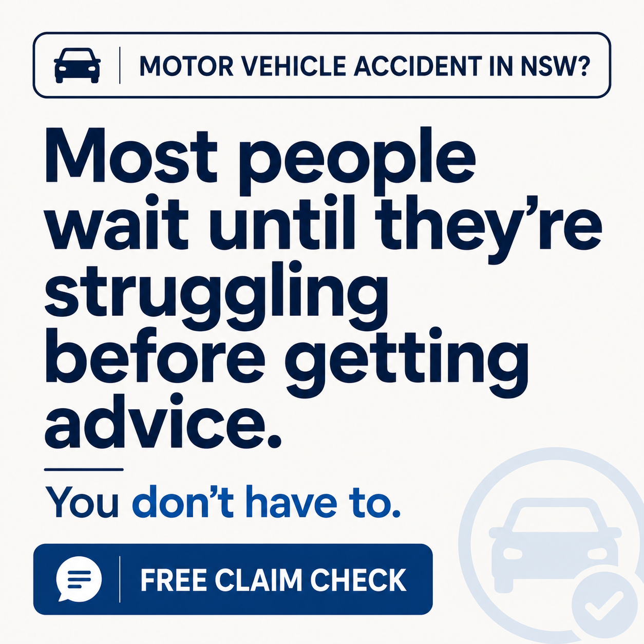 One Law Facebook ad