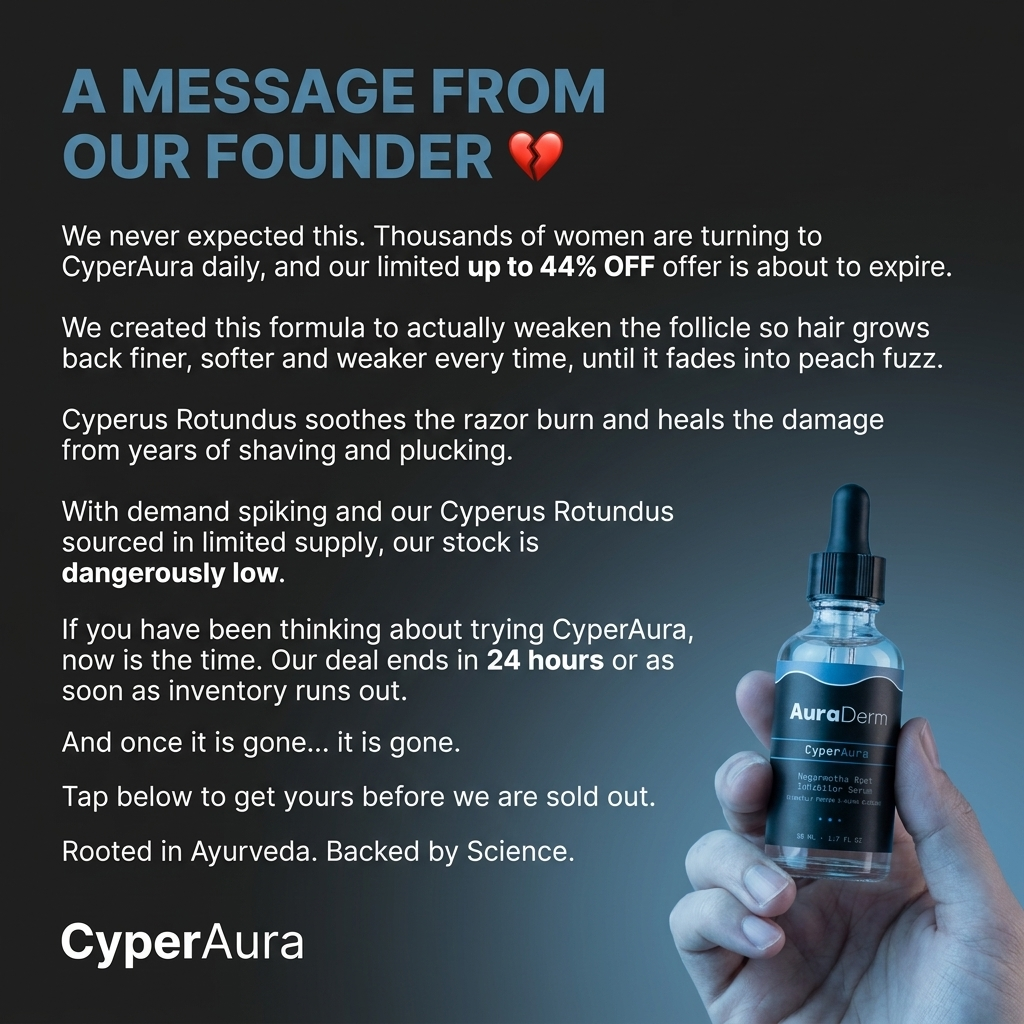 Auraderm Facebook ad
