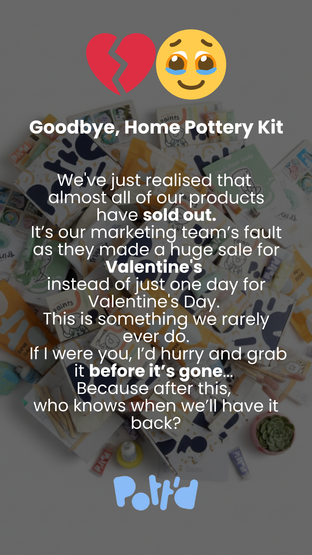 Pott'd Facebook ad