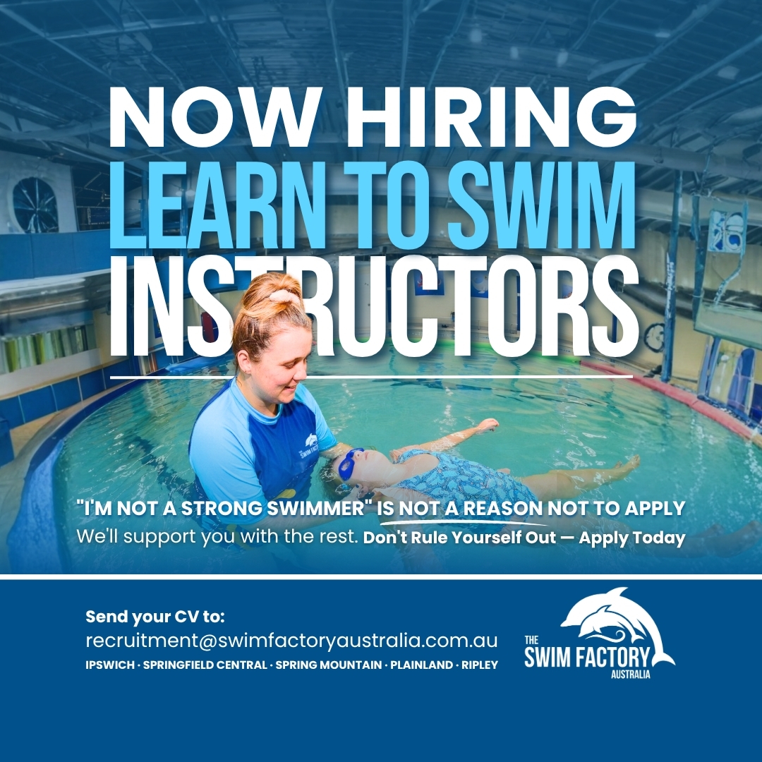 The Swim Factory Australia Facebook ad from Aug 15, 2026
