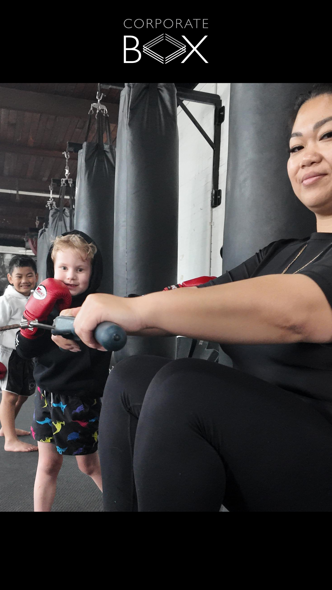Corporate Box Valley Gym - new Facebook ad: Free Kids Martial Arts Class!