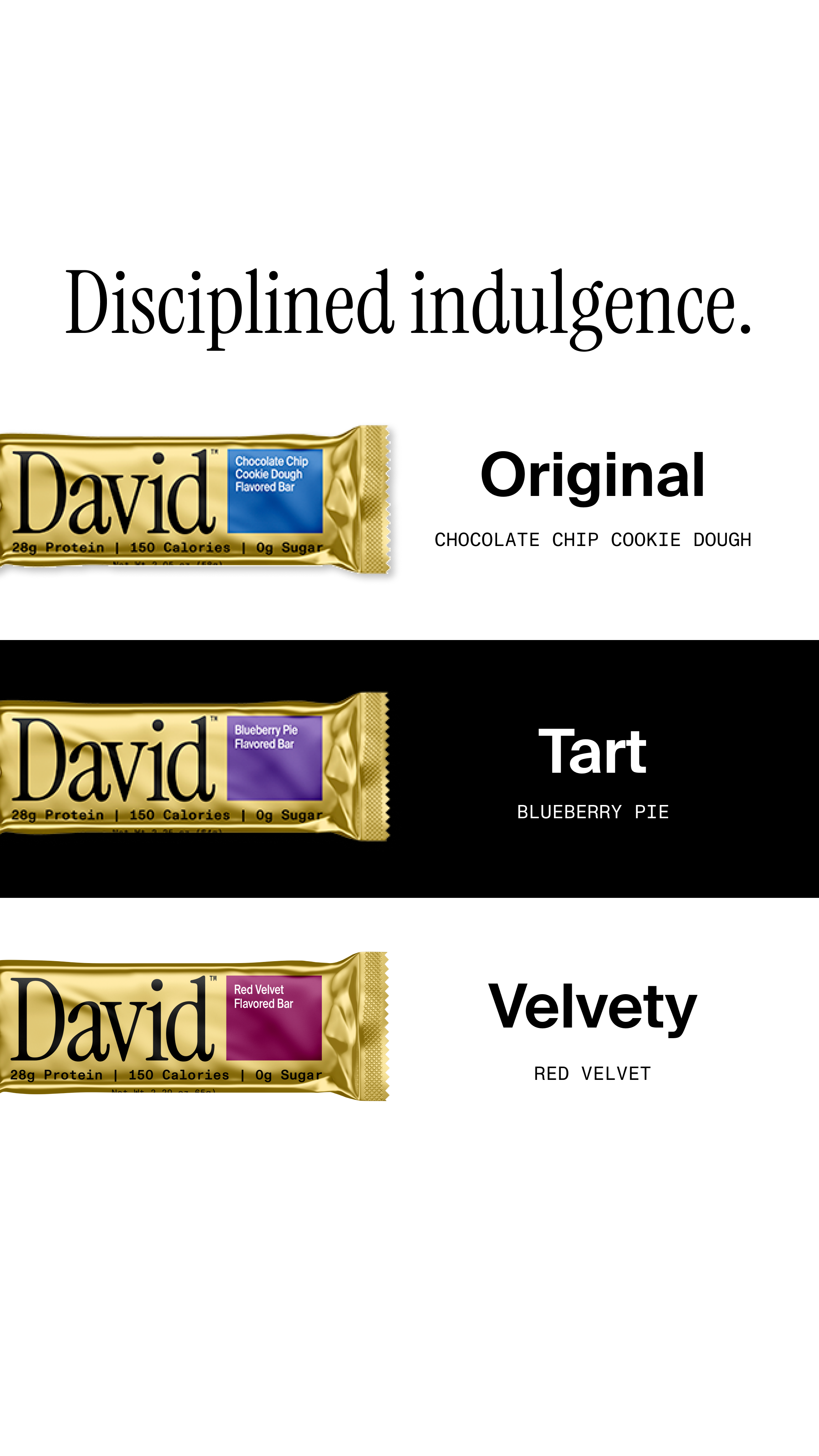 David Protein Facebook ad