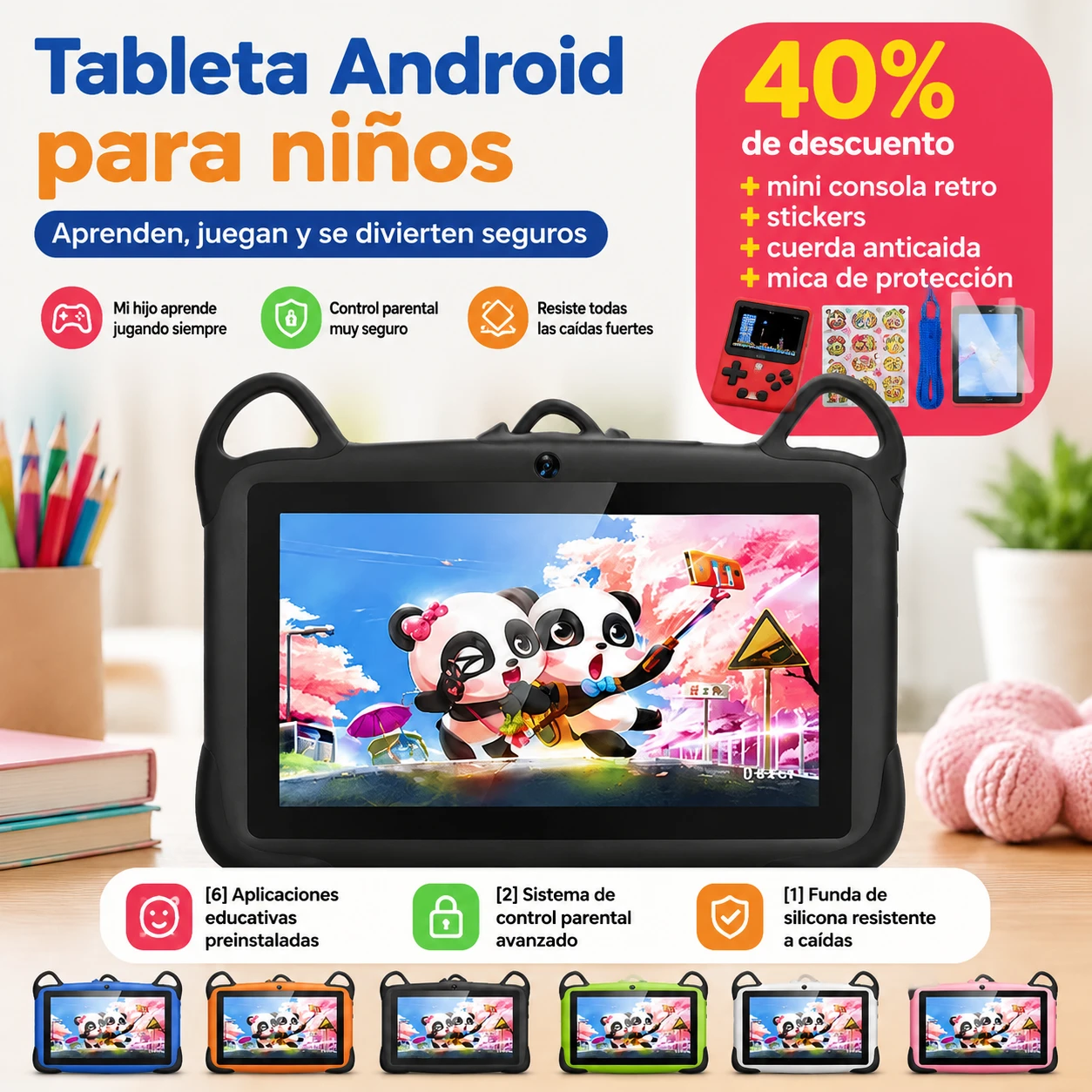 Divino Trend EC Facebook ad: Tablet Didáctica Inteligente Antigolpes