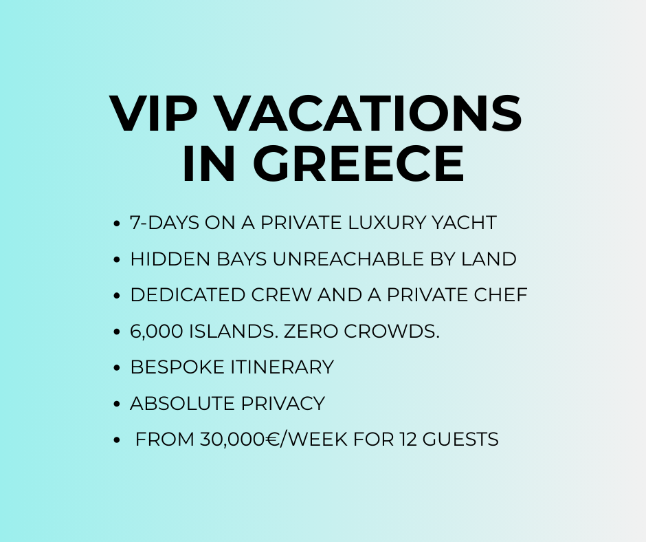 Luxury Yacht Charter Greece Facebook ad