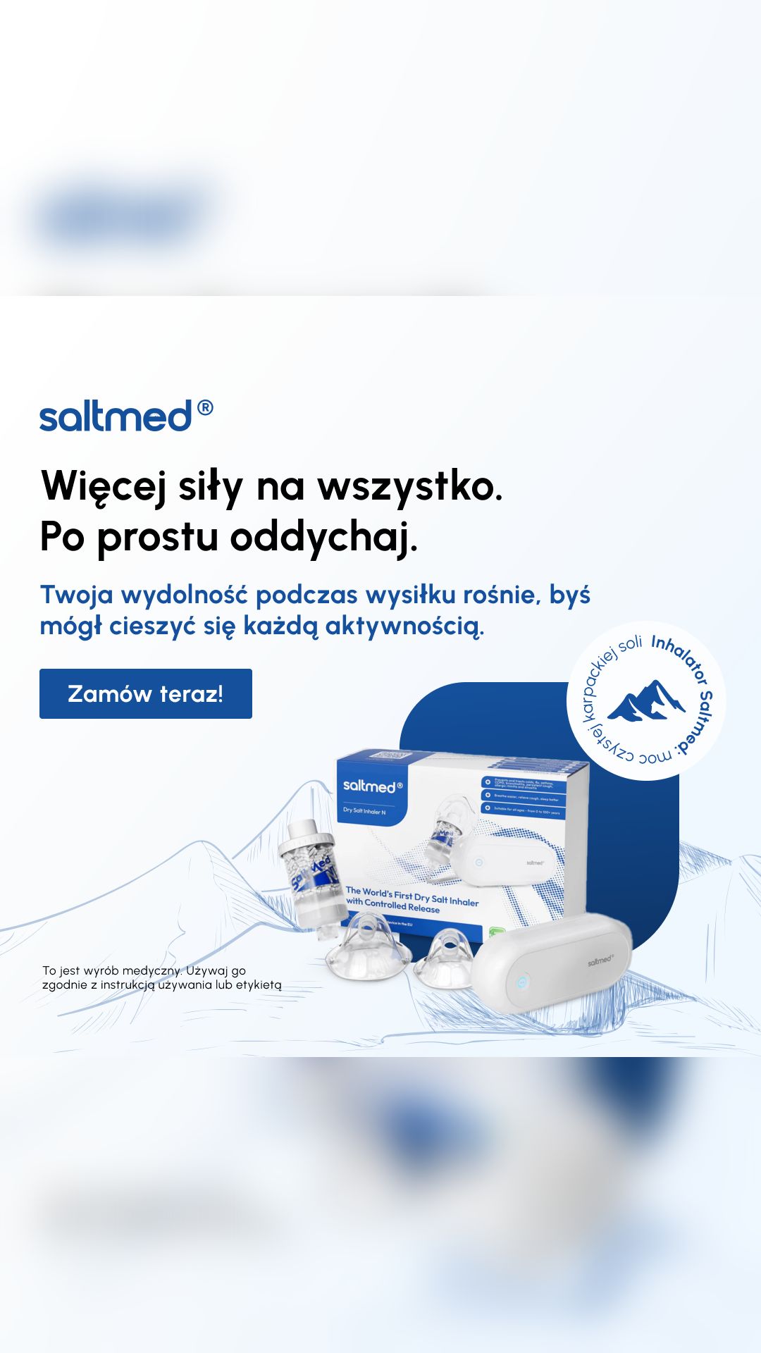 Saltmed Polska Facebook ad from May 7, 2026