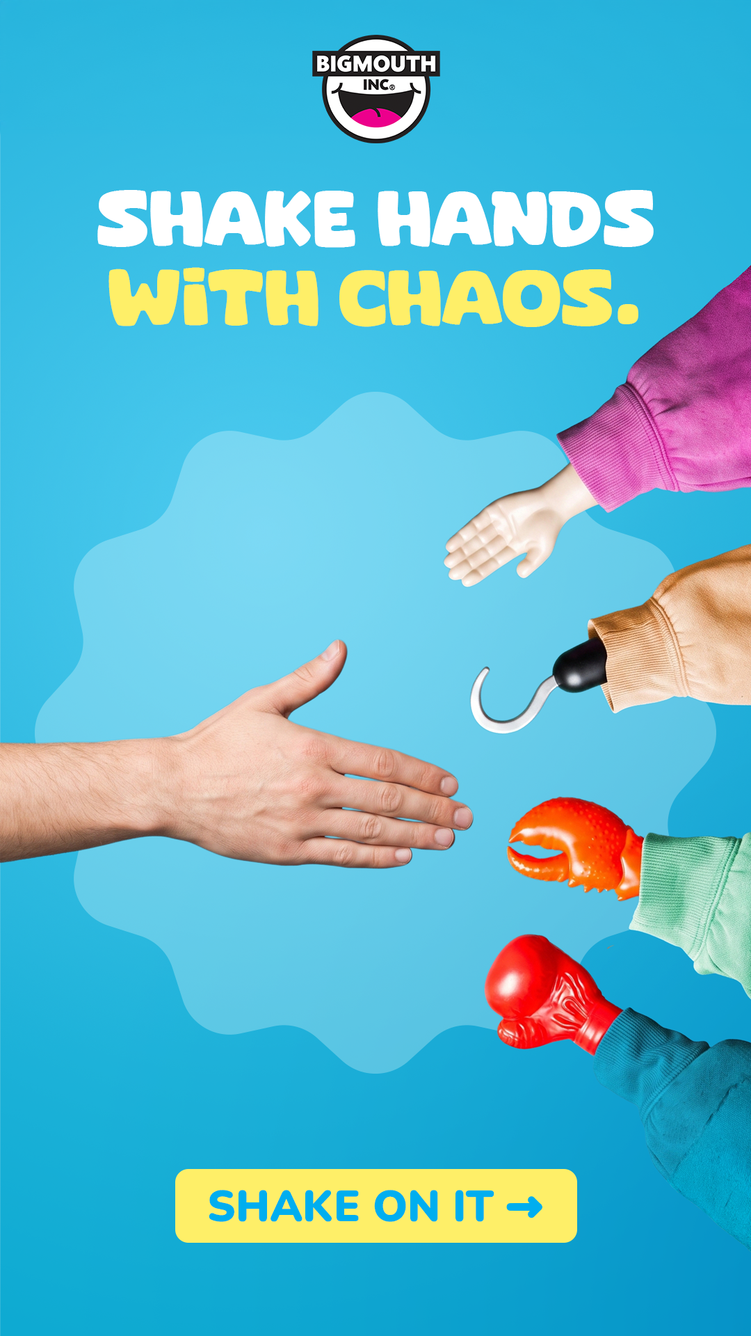 BigMouth Inc Facebook ad: Funny Mugs for the Comeback