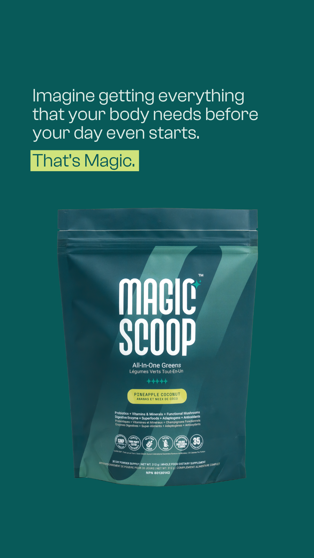 Magic Scoop Facebook ad