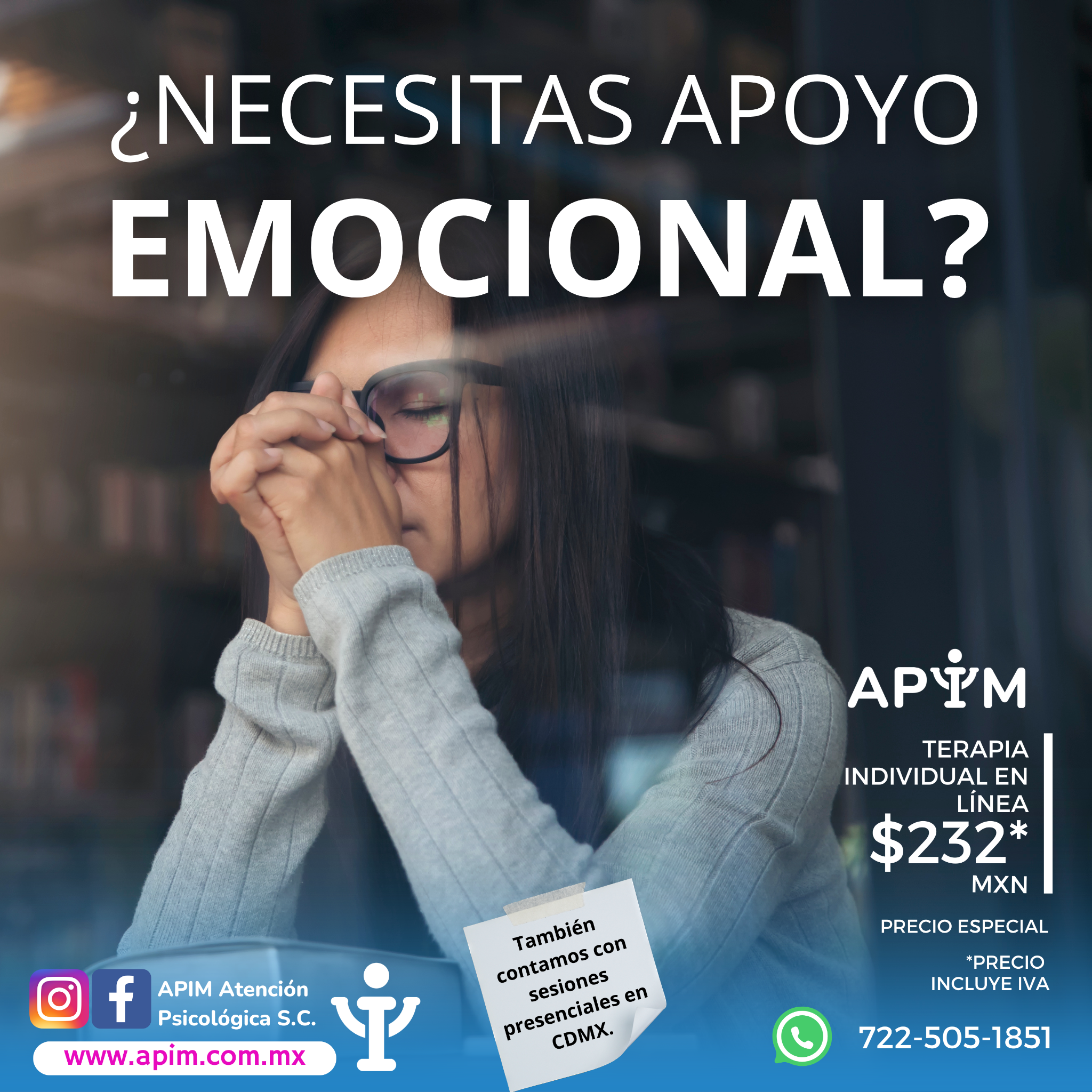 APIM Atención Psicológica Integral México Facebook ad