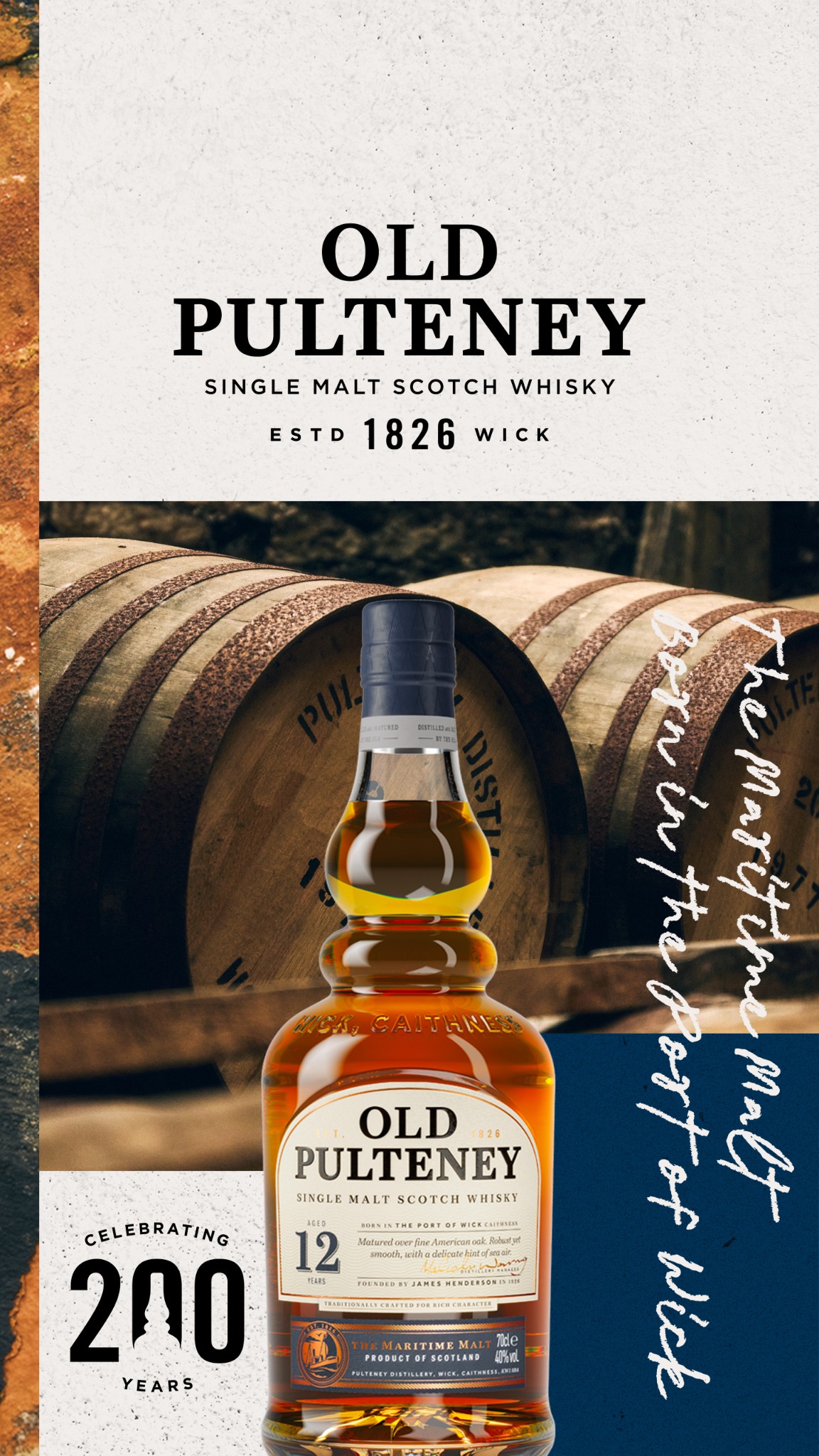 Old Pulteney Facebook ad