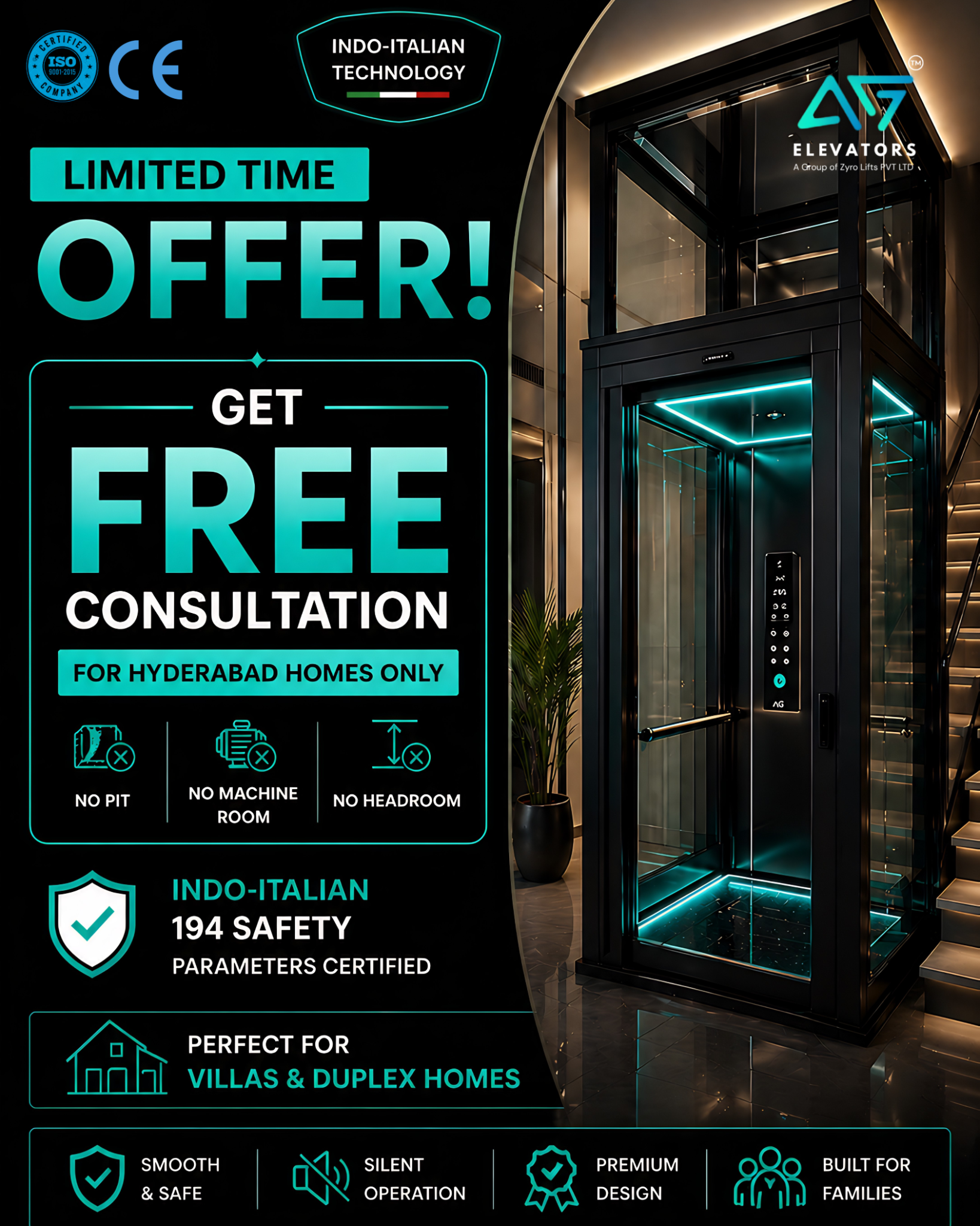 AG Elevators Facebook ad