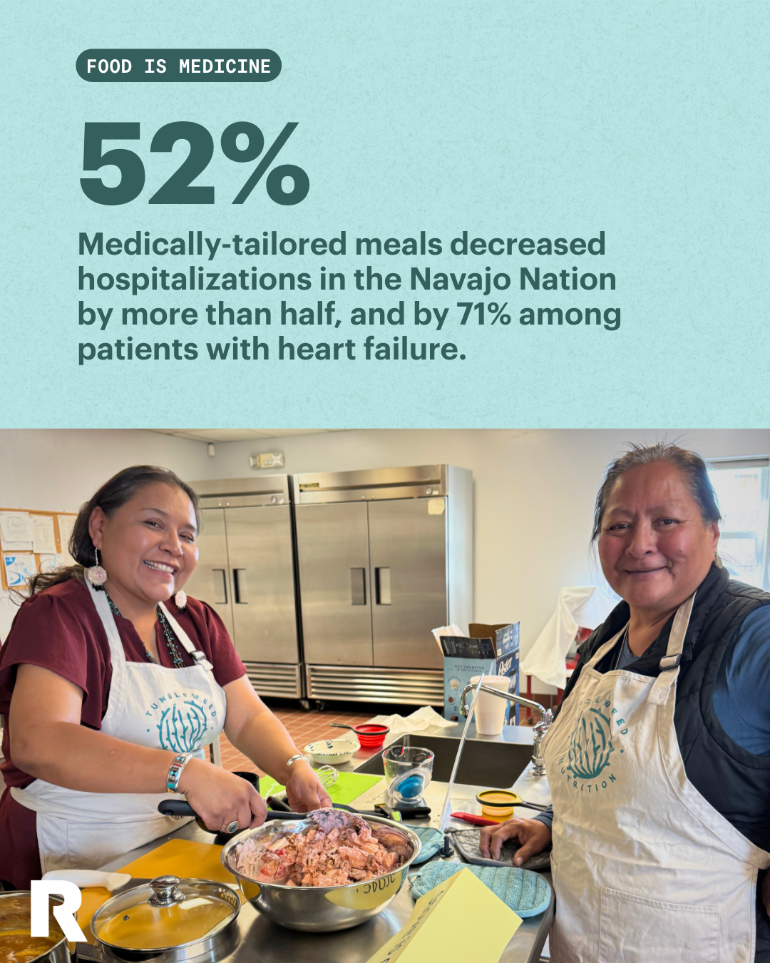 Rockefeller Foundation Facebook ad: Prescribe Food, Save Lives